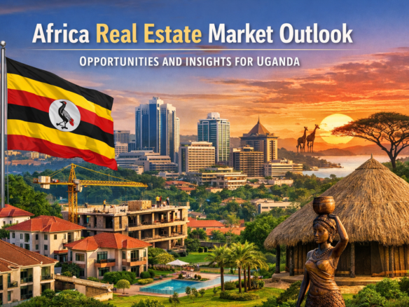 Africa real estate market outlook highlighting Uganda’s property growth, urban development, and investment opportunities