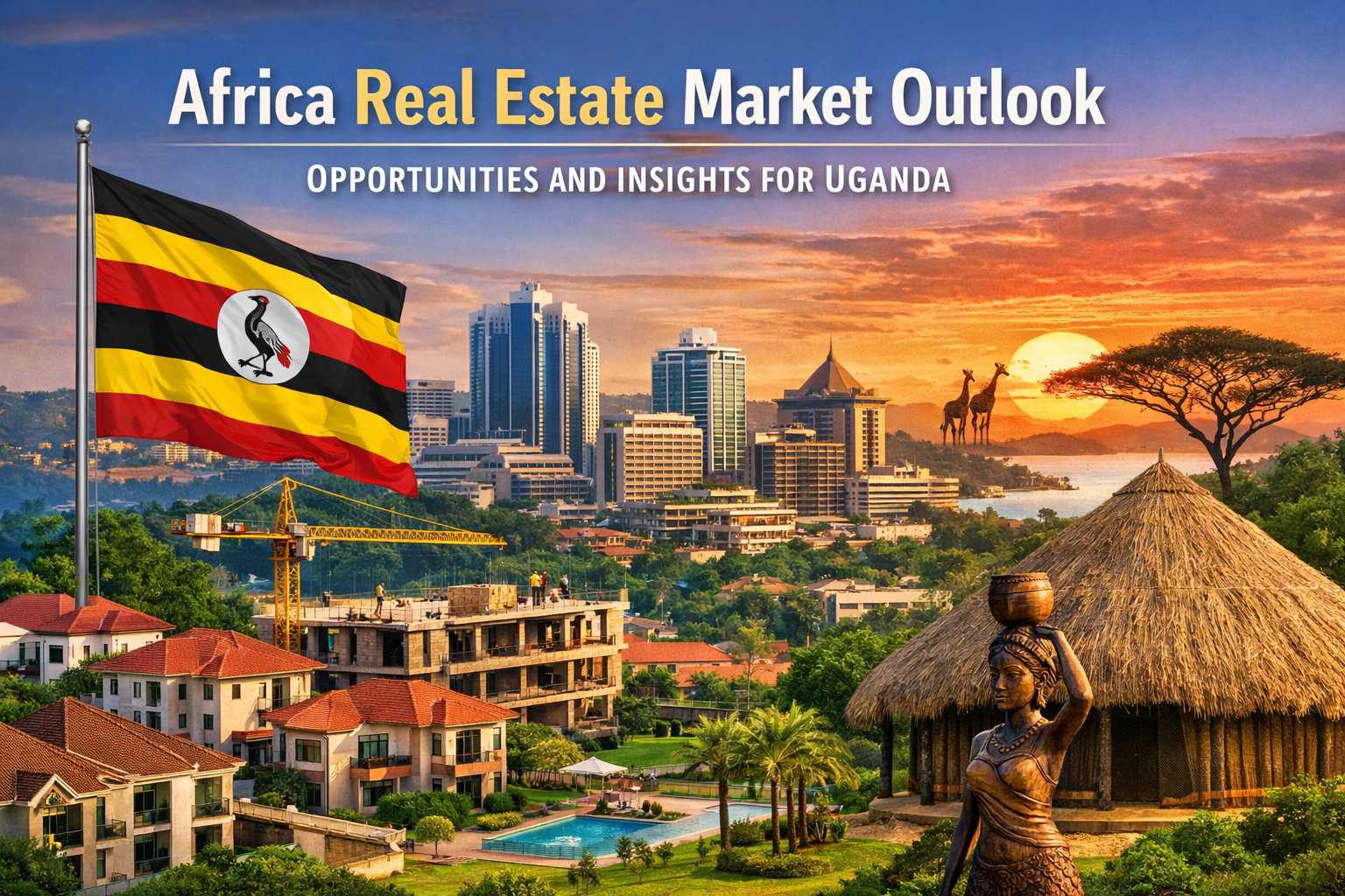 Africa real estate market outlook highlighting Uganda’s property growth, urban development, and investment opportunities